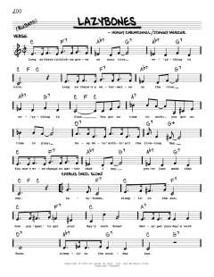 Lazybones von Johnny Mercer (Download) 