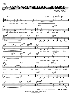 Let's Face The Music And Dance von Irving Berlin (Download) 