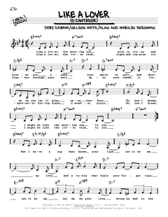 Like A Lover von Alan Bergman (Download) 