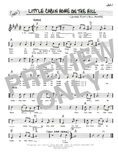 Little Cabin Home On The Hill von Lester Flatt (Download) 