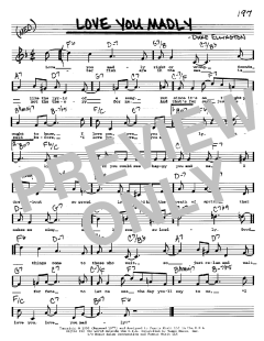 Love You Madly von Duke Ellington (Download) 