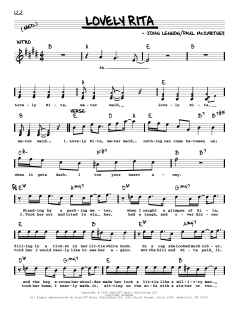 Lovely Rita [Jazz version] von The Beatles (Download) 