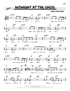 Midnight At The Oasis von David Nichtern (Download) 