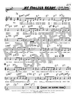 My Foolish Heart von Victor Young (Download) 