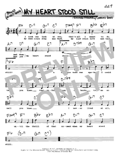 My Heart Stood Still von Richard Rodgers (Download) 