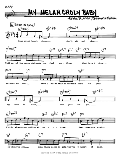 My Melancholy Baby von Ernie Burnett (Download) 