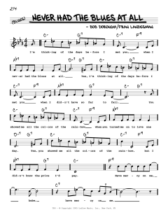 Never Had The Blues At All von Bob Dorough (Download) 