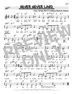 Never Never Land von Betty Comden (Download) 