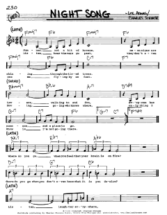Night Song von Charles Strouse (Download) 