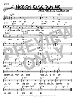 Nobody Else But Me von Jerome Kern (Download) 