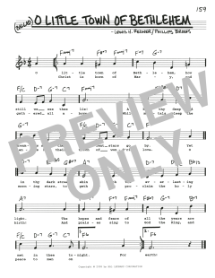 O Little Town Of Bethlehem von Lewis H. Redner (Download) 