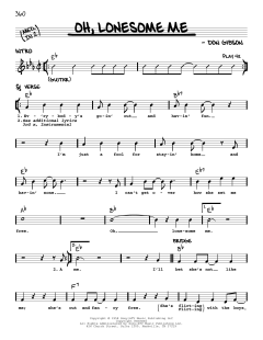 Oh, Lonesome Me von Don Gibson (Download) 