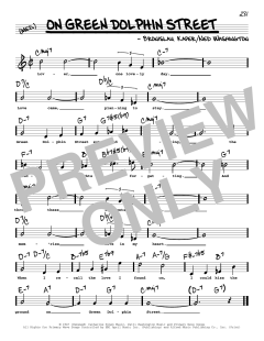 On Green Dolphin Street von Ned Washington (Download) 