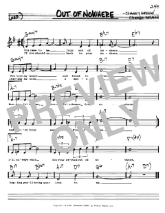 Out Of Nowhere von Edward Heyman (Download) 