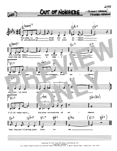 Out Of Nowhere von Johnny Green (Download) 