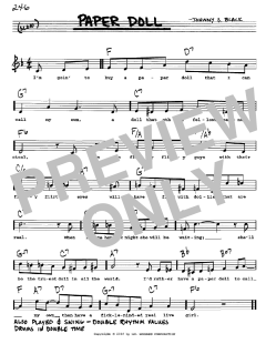 Paper Doll von Johnny S. Black (Download) 