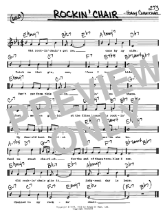 Rockin' Chair von Hoagy Carmichael (Download) 
