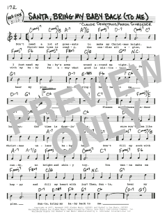 Santa, Bring My Baby Back von Elvis Presley (Download) 