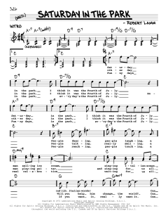 Saturday In The Park von Chicago (Download) 