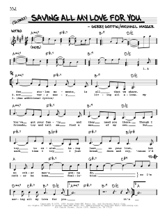 Saving All My Love For You von Whitney Houston (Download) 