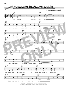 Someday You'll Be Sorry von Louis Armstrong (Download) 