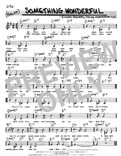 Something Wonderful von Richard Rodgers (Download) 