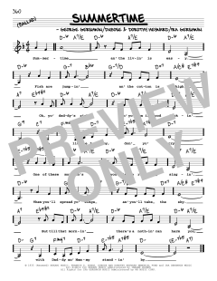 Summertime von Ira Gershwin (Download) 