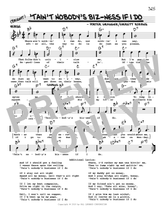 Tain't Nobody's Biz-ness If I Do von Bessie Smith (Download) 