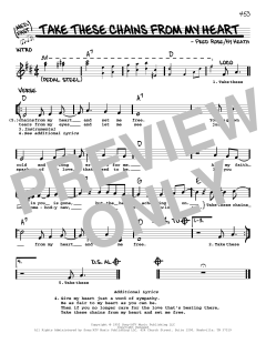 Take These Chains From My Heart von Hank Williams (Download) 