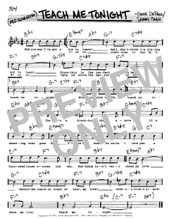Teach Me Tonight von Sammy Cahn (Download) 