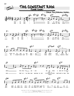 The Constant Rain von Norman Gimbel (Download) 