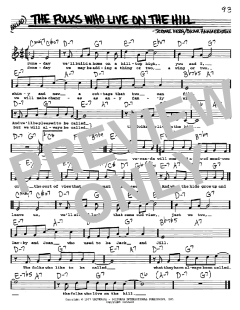 The Folks Who Live On The Hill von Jerome Kern (Download) 