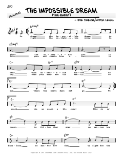 The Impossible Dream von Joe Darion (Download) 