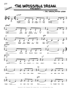 The Impossible Dream von Mitch Leigh (Download) 