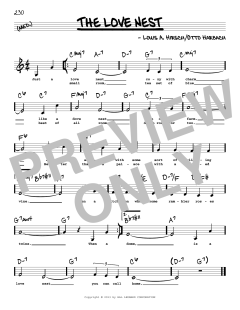 The Love Nest von Otto Harbach (Download) 