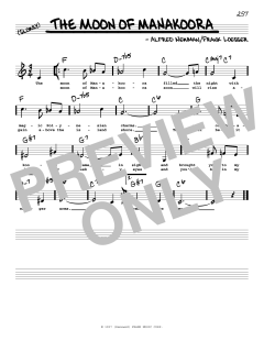 The Moon Of Manakoora von Frank Loesser (Download) 