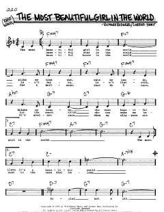 The Most Beautiful Girl In The World von Richard Rodgers (Download) 