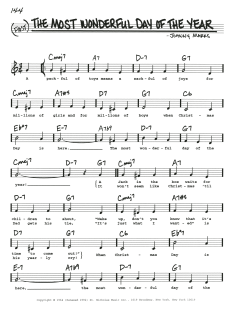 The Most Wonderful Day Of The Year (Download) 