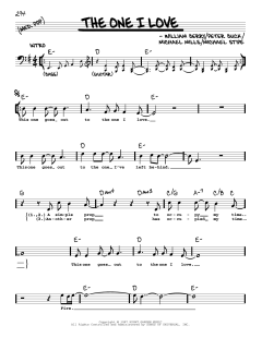 The One I Love von R.E.M. (Download) 