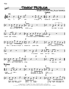 Thinkin' Problem von Allen Shamblin (Download) 