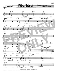 Thou Swell von Richard Rodgers (Download) 