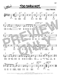 Too Darn Hot von Cole Porter (Download) 