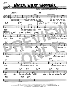 Watch What Happens von Michel Legrand (Download) 