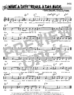 What A Diff'rence A Day Made von Stanley Adams (Download) 