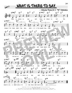 What Is There To Say von Vernon Duke (Download) 
