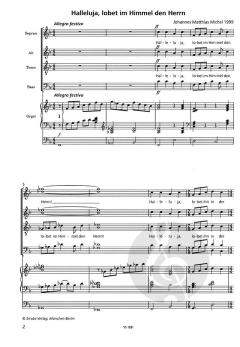 Halleluja, lobet im Himmel den Herrn (Johannes Matthias Michel) 