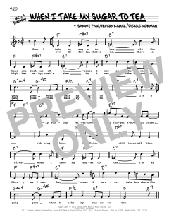 When I Take My Sugar To Tea von Sammy Fain (Download) 