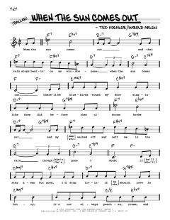 When The Sun Comes Out von Ted Koehler (Download) 