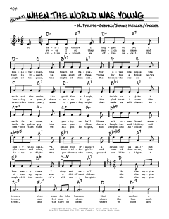 When The World Was Young von Johnny Mercer (Download) 