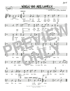 When You Are Lonely von Lester Flatt (Download) 